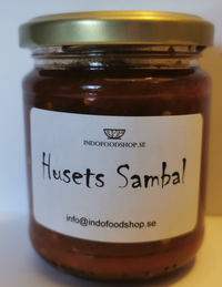 Husets Sambal available at https://indofoodshop.se/